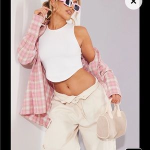 Plaid shirt pretty little thing